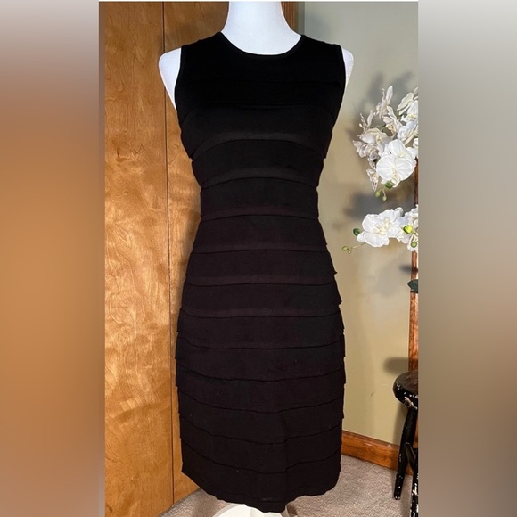 Calvin Klein Dresses & Skirts - Calvin Klein Black Ruffle Dress in Size 10